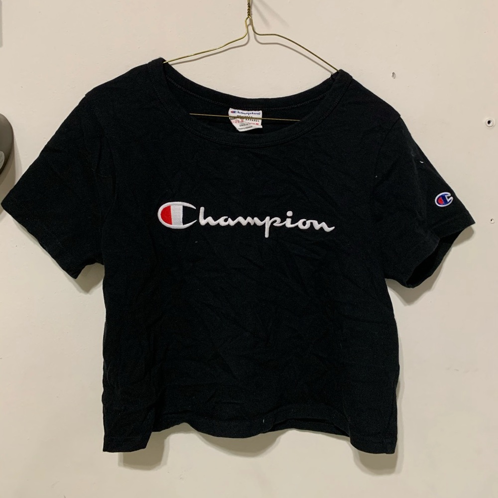 Black champion shirt!! (Size medium)